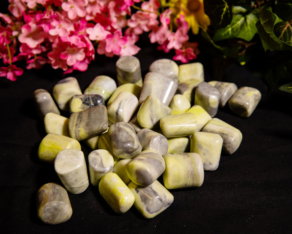 Garnierite Tumble for Gentle Heart Healing - The Crystal Cavern
