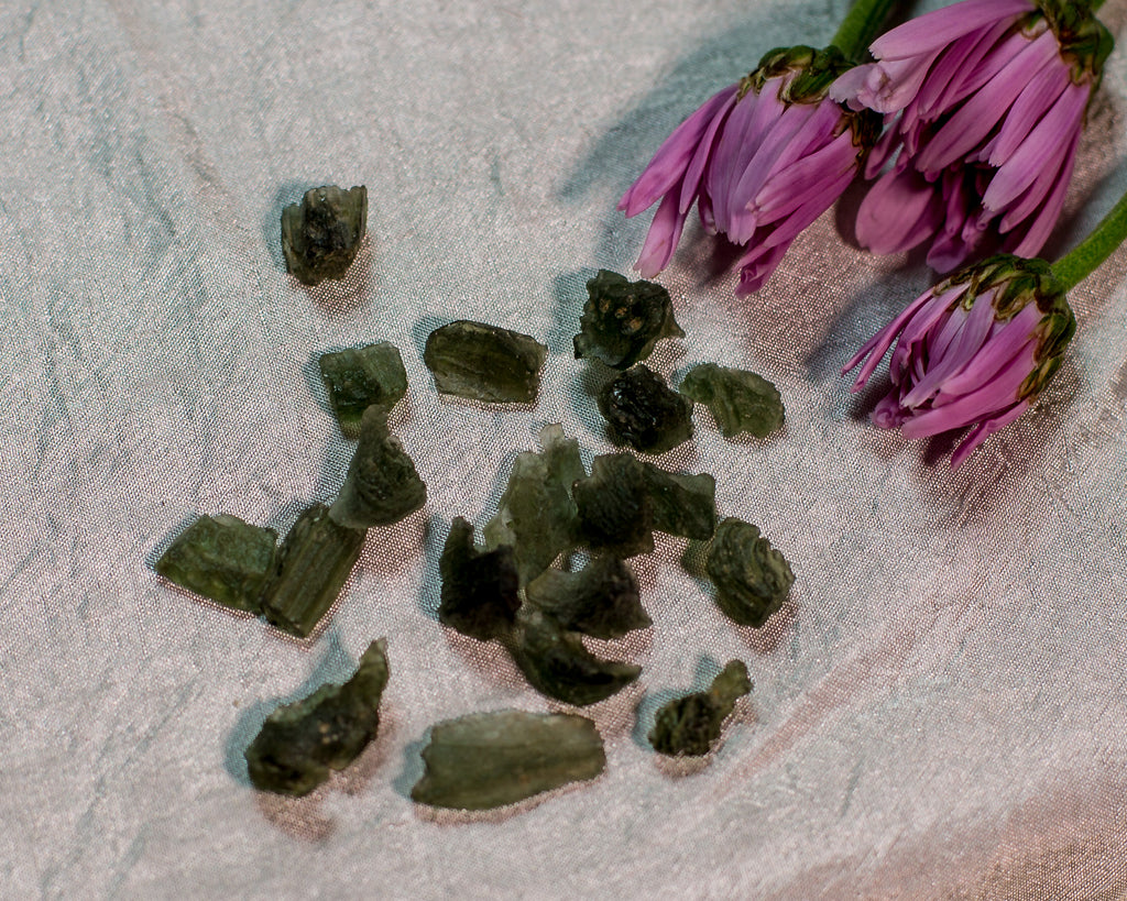 Large Moldavite specimen for Psychic Expansion - The Crystal Cavern