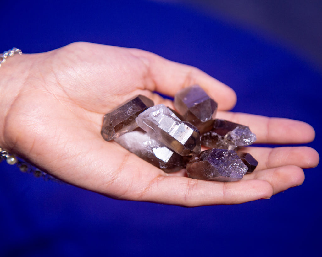 Smoky Quartz Points - The Crystal Cavern