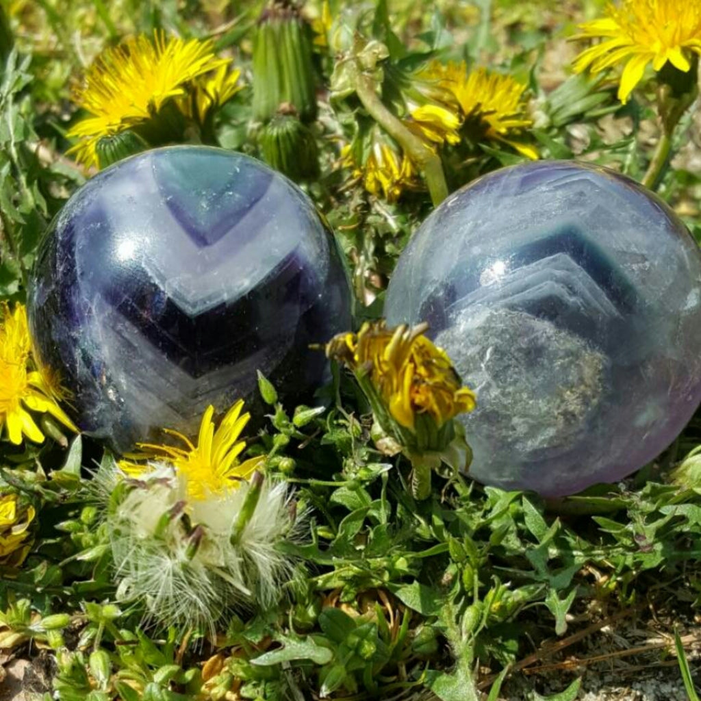 Fluorite Spheres - The Crystal Cavern