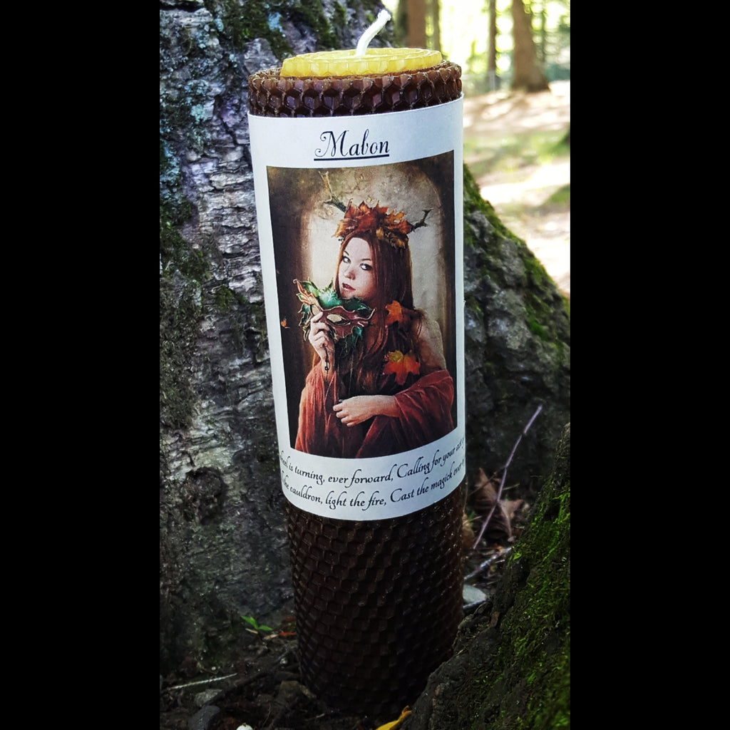 Mabon Candle - The Crystal Cavern