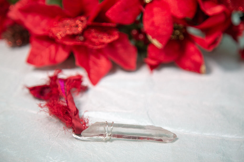 Quartz Ornament for Solstice Magic - The Crystal Cavern