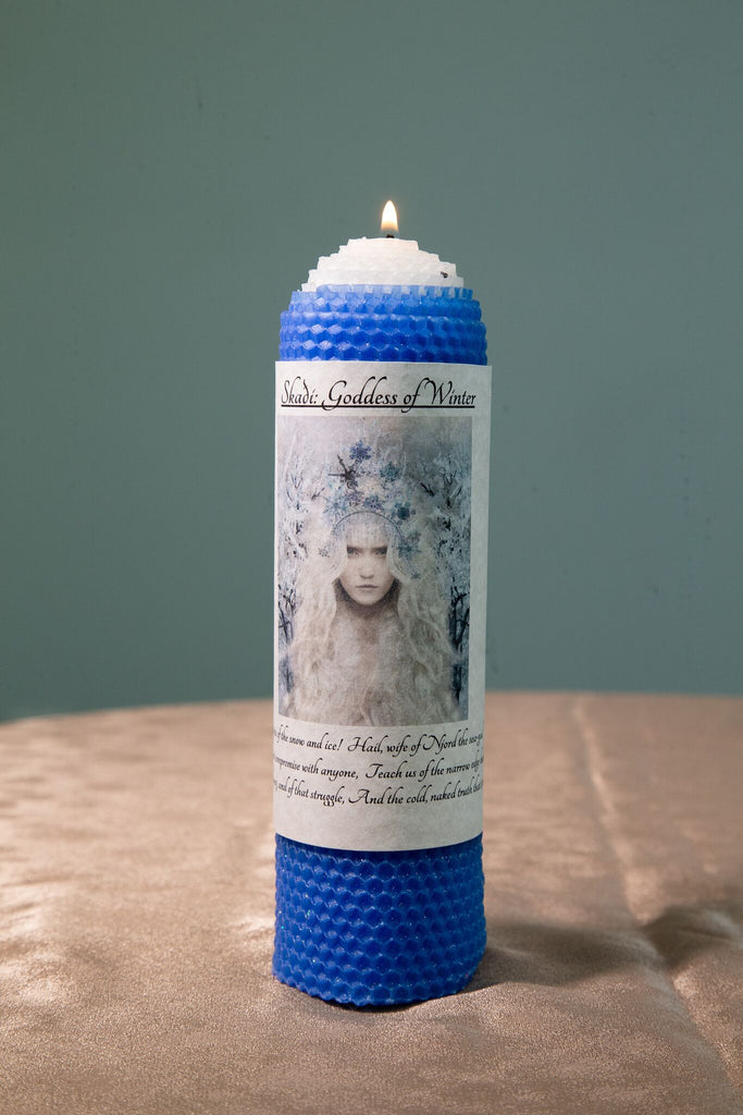 Skaði: Goddess of Winter Candle - The Crystal Cavern