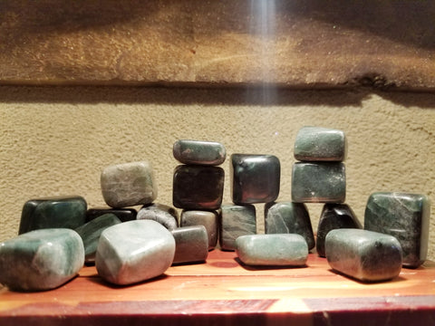 Large Jade Tumbles for Healing, Prosperity and Protection - The Crystal Cavern
