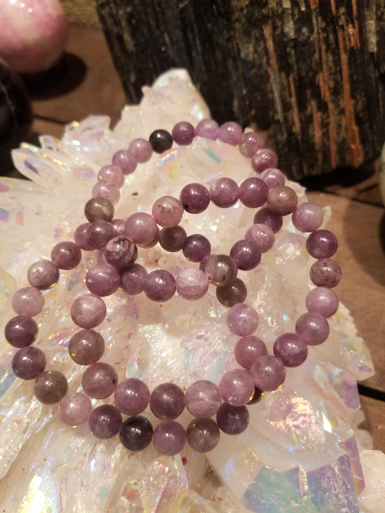 Lepidolite Bracelets for Soothing Energy and Calm - The Crystal Cavern