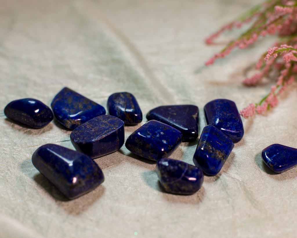 Lapis tumbles for Timeless Wisdom and Truth - The Crystal Cavern
