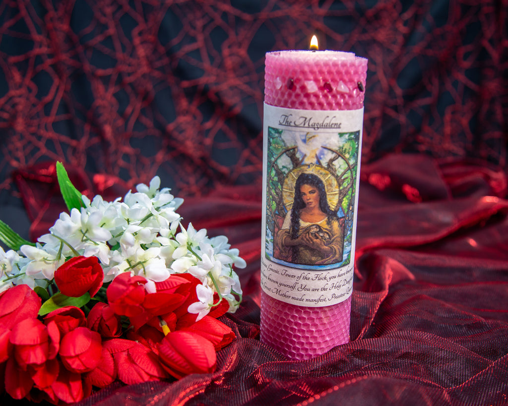 Mary Magdalene Candle - The Crystal Cavern